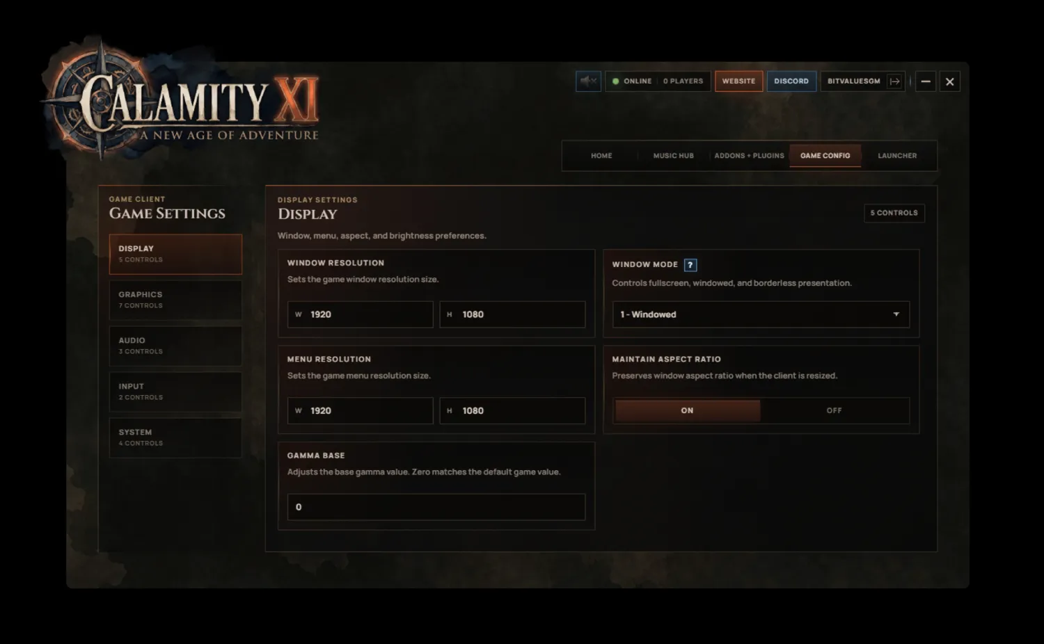 game-settings